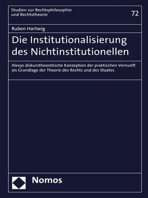 cover image of Die Institutionalisierung des Nichtinstitutionellen